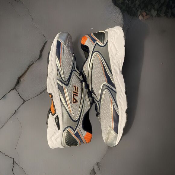 COPY - Fila Men\'s 91175  1SR20565-085 Sneakers Silver - Orange Black Sz 12 New … main image 7